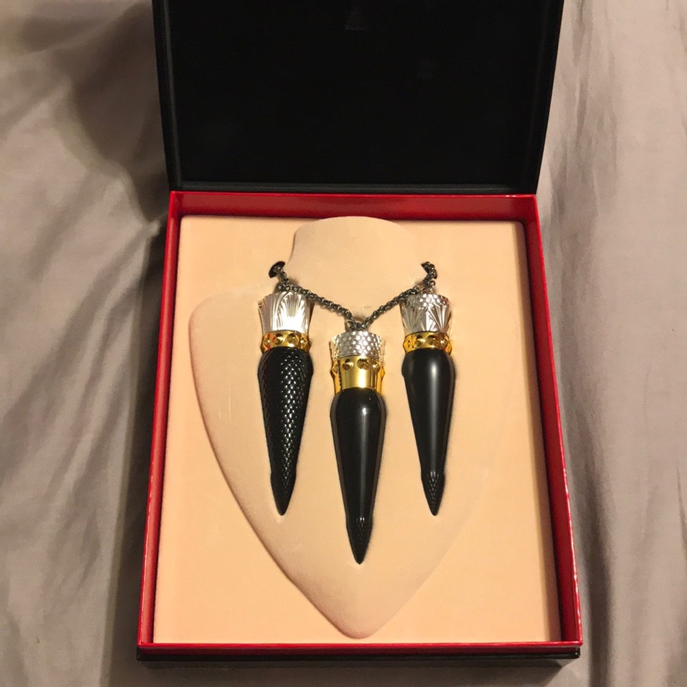 Christian Louboutin lipstick necklace